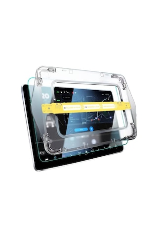 Byd 15.6" Araç Multimedya Ekran Koruyucu Uygulama Aparatlı Premium Temperli Cam Ekran Koruyucu
