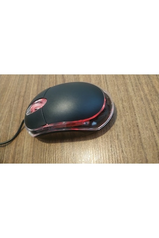 Optik Usb Kablolu Mouse Standart Ts-10 Siyah 5li Paket Siyah - Şeffaf