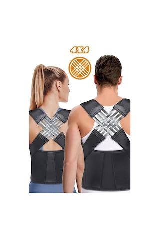Kolonlu Kadın Erkek Dik Duruş, Kifoz Önleyici Sırt Korsesi Ex-91