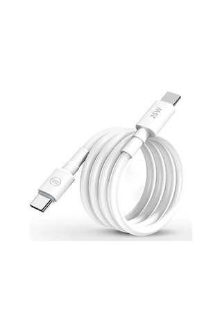 C To Type C Şarj Kablosu 30w 2 Metre Uzun Pd Çift Taraflı Usb C Hızlı Şarj Ve Data Kablosu Beyaz Diğer