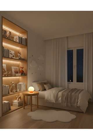Elana Design Mumi Mantar Abajur - Abajur Ve Gece Lambası Turuncu