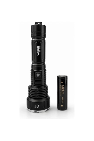 Wison Ws-7878 30watt 3000 Lümen Uzun Menzilli Usb Type-c Şarjlı El Feneri