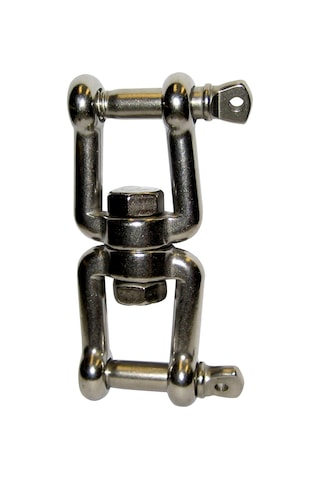 Krom Fırdöndü Çift Kilitli. Paslanmaz. 304 Kalite. Marin Tip 10mm