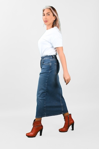 Kadın Kalem Kot Etek 2k/6411 001