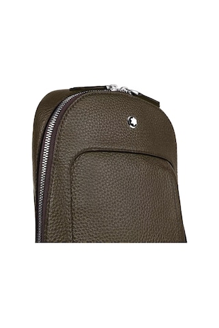 Montblanc Companion Orta Boy Vücut Çantası 222887 Yeşil