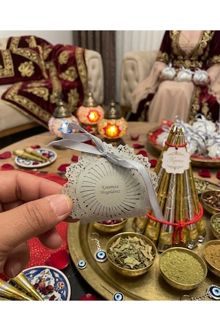Evren Hediyelik -kına Gecesi İçin Kese İçinde Kına-50 Adet