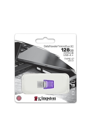 Kingston 128gb Dt Microduo 3c Dtduo3cg3/128gb