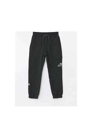LC Waikiki Lcw Kids Antrasit Beli Lastikli Polar Astarlı Erkek Çocuk Pantolon Gri