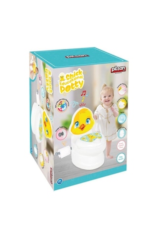 Pilsan Eğitici Civciv Klozet Beyaz - Sarı