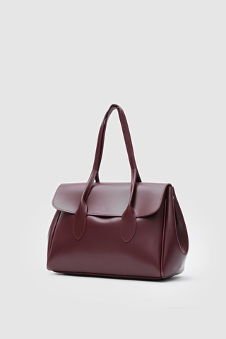 Shule Bags Lonn Large Evrak Çantası Bordo Bordo