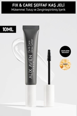 Alix Avien Fix & Care Brow Setter Make Up Fixing Uzun Süre Kalıcı Doğal Hacim Veren Besleyici Kaş Sabitleyici Bakım Jeli