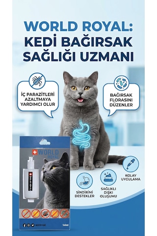 Kedi İç Parazit Bağırsak Rahatlatıcı Kedi İç Parazit Bağırsak Rahatlatıcı