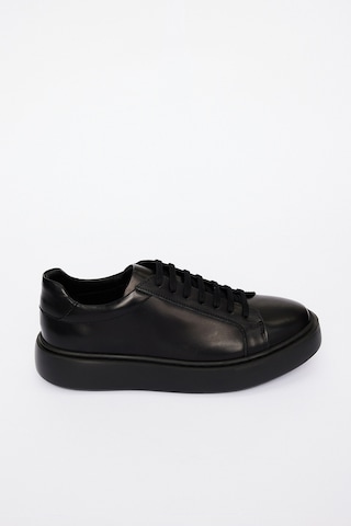 Altınyıldız Classıcs Ceremony Erkek Sıyah %100 Deri Rahat Taban Spor Sneaker Ayakkabı Siyah