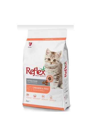 Reflex Kitten Tavuk Etli Pirinçli Yavru Kedi Maması 2 KG Reflex Kitten Tavuk Etli Pirinçli Yavru Kedi Maması 2 KG