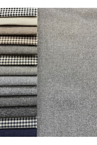 Enesar Home Açik Gri Döşemelik Keten Kumaş Premium Dokuma 9953 100 x 140 cm