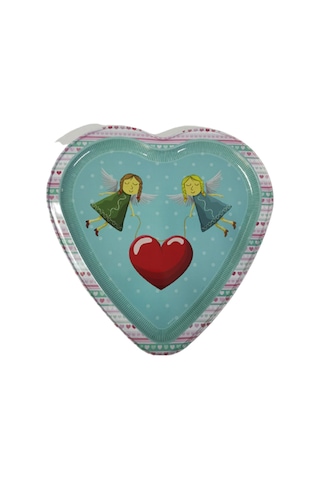 kalp şeklinde sunum ve çay tepsisi 27*27 cm