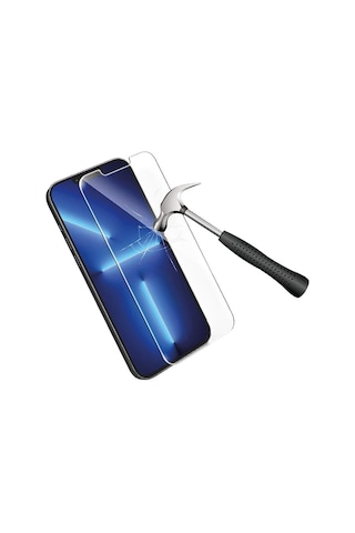 iPhone Uyumlu 13 Pro Ekran Koruyucu Kırılmaz Cam Şeffaf Cam