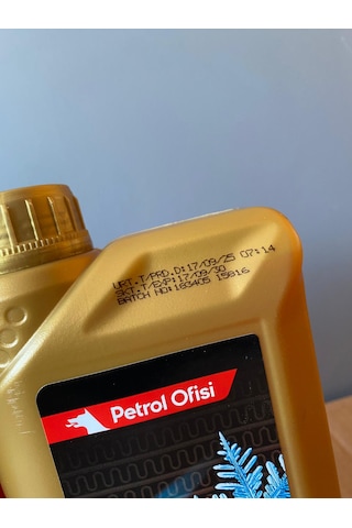 2 Adet Petrol Ofisi Organik Kırmızı Renk 1 Litre Konsantre Antifriz 09/2025 Üretim 2 Adet Kırmızı
