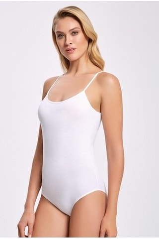 Ilke Kadın Likralı Kançalı Ip Askılı Body 248/249 - 3 Adet