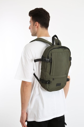 Bagslap Haki Su Geçirmez Kumaş Sırt Çantası 1028