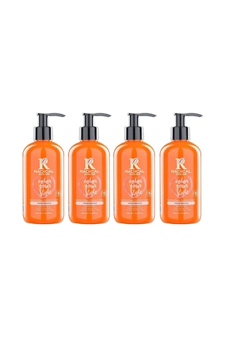 Radical Color New 25/freshmango Amonyaksız Su Bazlı Saç Boyası 250 Ml 4 Adet Mango