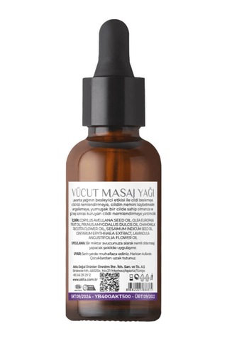 Akita Doğal Vücut ve Masaj Yağı Lavanta 50 ML
