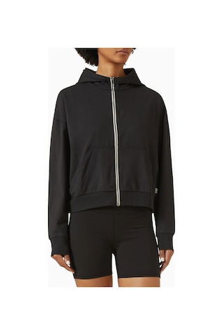 Vuori Halo Modern Zip Hoodie, Dreamknit Rahat Ve Şık Günlük Sweatshirt Siyah