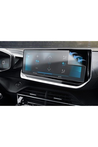 Peugeot 2008 10 İnç Ekran Koruyucu Multimedya Şeffaf Nano