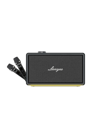 Lenyes S877 Serisi Rgb Işıklı Su Geçirmez Çift Mikrofonlu Tws Bluetooth Hoparlör Speaker V5.3 200w