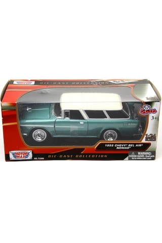 Motor Max 1:24 1955 Chevy Bel Air Nomad Yeşil Araba