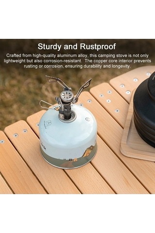 Bloomnest Yürüyüş Yanıcı Sırt Sırt Piş. Ocağı, 2500w, Gri Kamp Dışı Çanta Gri