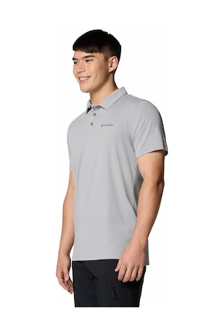 Columbia Tech Trail Utility Erkek Kısa Kollu Polo Tişört-9176 Gri