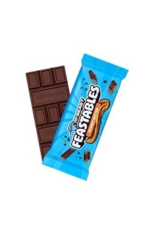 Feastables Mr Beast Almond Badem Parçacıklı Sütlü Çikolata 60 Gr X 2 Adet