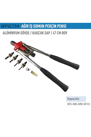 Wp Pro Ağır İş Somun Perçin Pensi 47cm