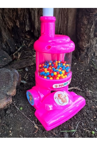 Oyuncak Dikey Süpürge Pembe