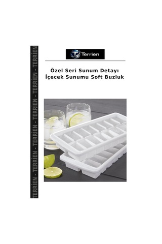 Özel Seri Sunum Detayı İçecek Sunumu Soft Buzluk Çok Renkli