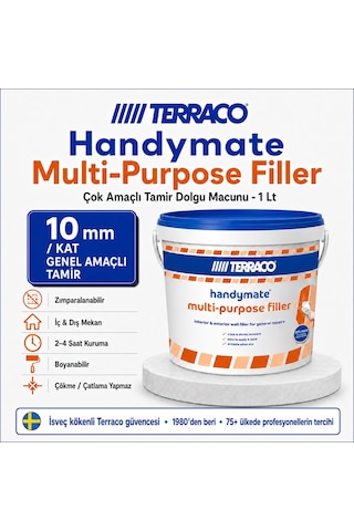 Terraco Handymate Çok Amaçlı Tamir Dolgu Macunu - 1 Lt