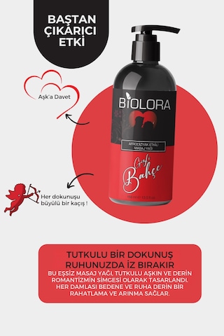 Biolora Gizli Bahçe Aromaterapi Vücut Masaj Yağı 150 ML