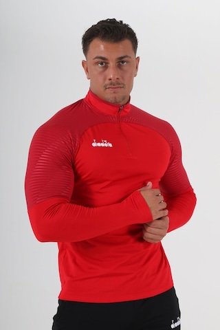Diadora Premium Antrenman Eşofmanı Tek Üst Kırmızı