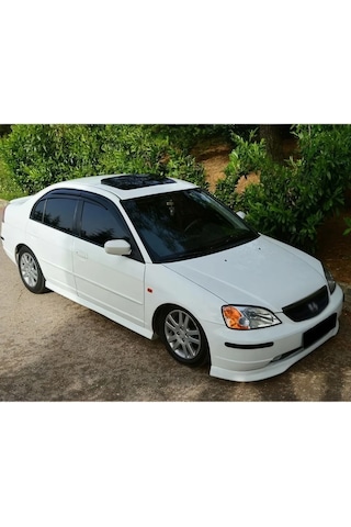 Honda Civic Vtec 2 Typer Ön Ek Karlık Mat Siyah Plastik 2001 2002 2003 Makyajsız Kasa Karlık+bodykit+ek