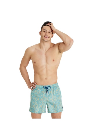 Arena Beach Short Allover Yeşil Erkek Deniz Şortu 005253880 Yeşil - Turkuaz