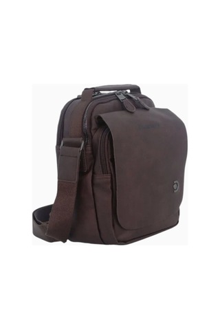 Discovery Heritage Kapaklı 5l Kapasiteli Unisex Omuz Çantası Kahverengi 2