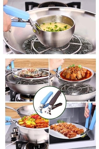 Sıcak Yemek Kase Tutucu Tava Tepsi Maşa Kolu Tutucu