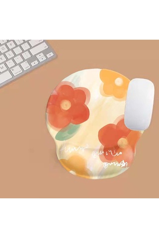 Suntek Ergonomik Mouse Pad Oyun Yazmak Için Rahat Çiçek