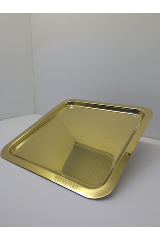 KARE GOLD KELEBEKSİZ TEPSİ 1. KALİTE (6 ADET)