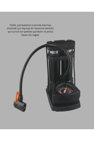 Ayak Basmalı Hava Pompası, Şişme Ürünler Ve Lastikler İçin