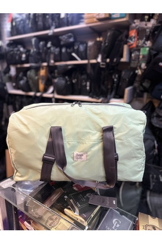 Bagslab Yeşil Su Geçirmez Kumaş Seyahat Spor Çantası-1011 Yeşil