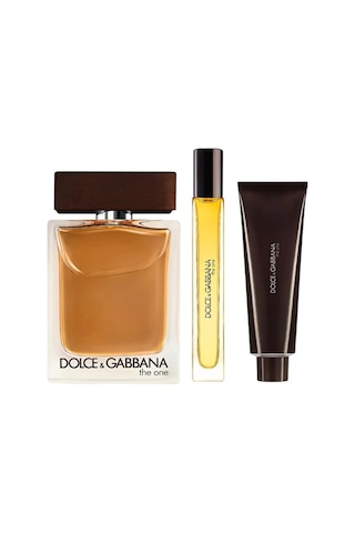 Dolce & Gabbana The One Pour Homme Edt 100 Ml + Edt 10 Ml + Shower Gel 50 Ml Erkek Parfüm Seti Baharat - Odunsu