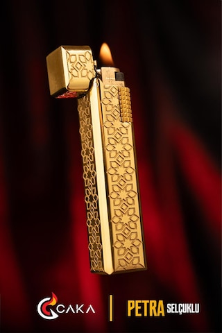 Caka Lighter Petra Selçuklu Benzinli Çakmak - Ckl-059