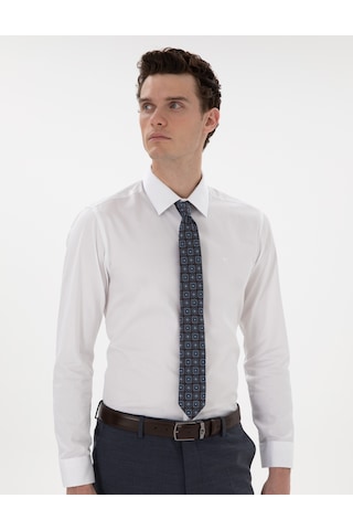 Pierre Cardin Erkek Beyaz Gömlek Basic 50305127-vr013 Beyaz